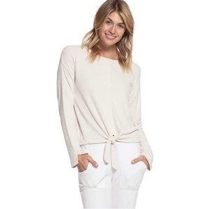 BAREFOOT Dreams Cozy Chic Ultra Lite Tie-Front Top Size Medium SO SOFT